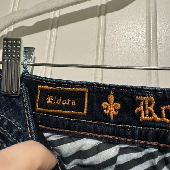 Rock Revival Eldora Bootcut Jeans Dark Wash Size 28 - Picture 5 of 7